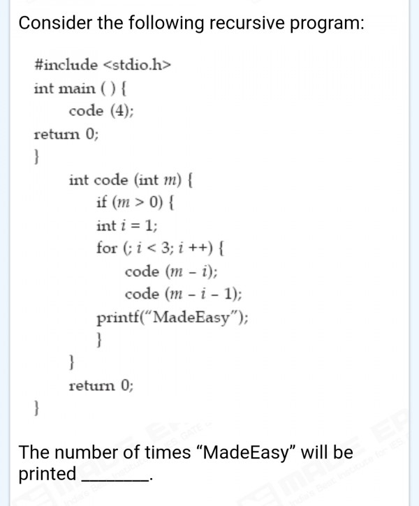 Programming in C: Recursion