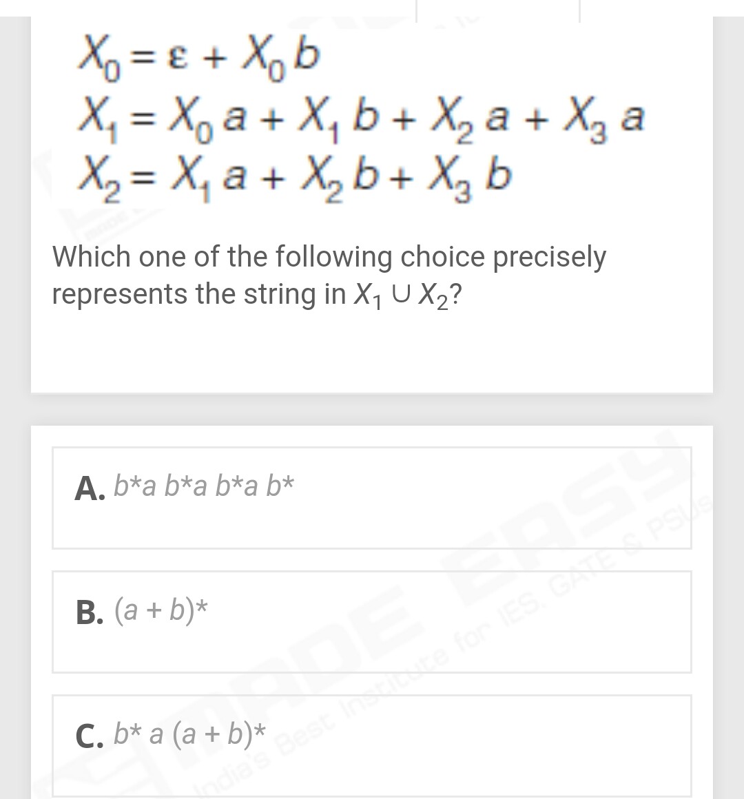 Theory of Computation Left linear grammar to regular expression