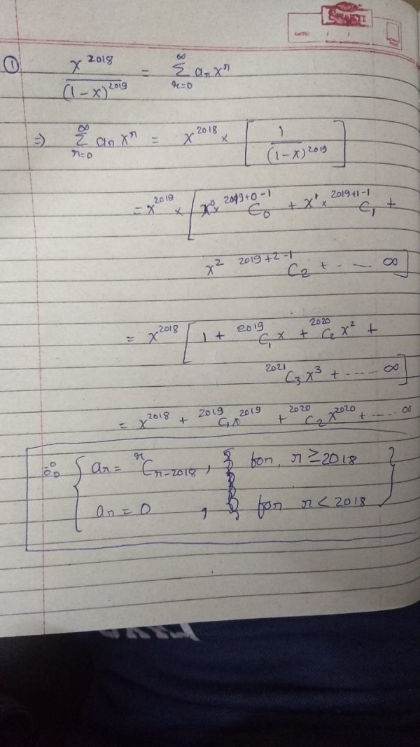 Solution Generating Function