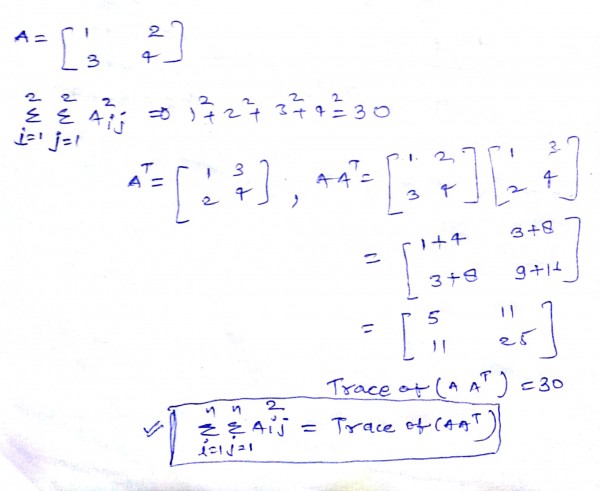 Linear Algebra: GATE CSE 2017 Set 1 | Question: 31