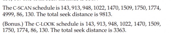 Operating System: C-SCAN and C-LOOk