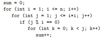 Algorithms: Time Complexity of Iterative Program