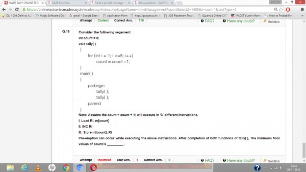 Operating System: made easy Test series