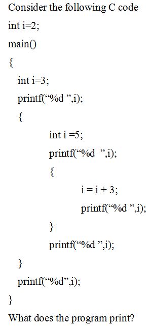 Programming in C: TEST SERIES