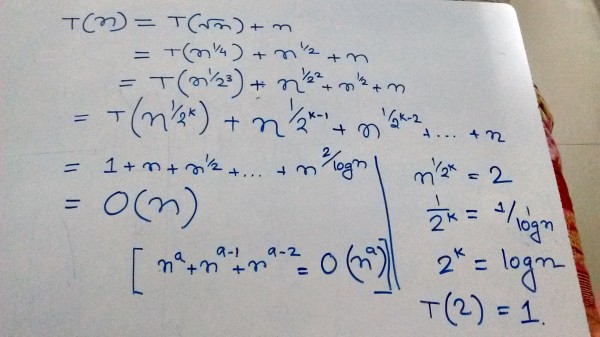 Algorithms Solving Recurrence Relation By Back Substitution 9742