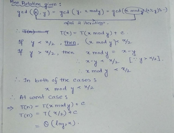 Algorithms: GATE CSE 2007 | Question: 44