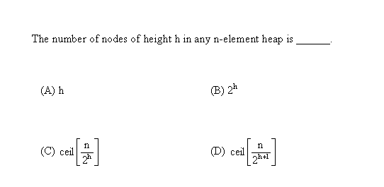 Height of a complete Binary tree or Binary heap with N Nodes, Heap