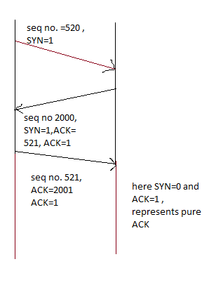 Computer Networks: SYN and ACK bit
