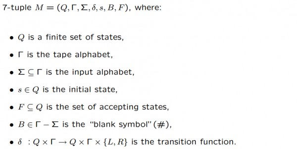 Turing Machine Transition Function Gate Overflow For Gate Cse