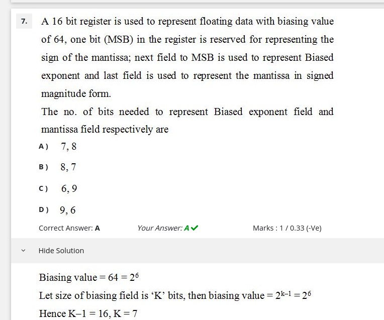 Digital Logic: Number representation
