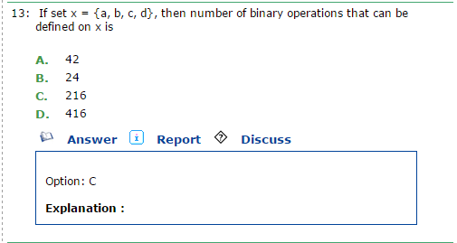 Digital Logic: number of binary operations on set