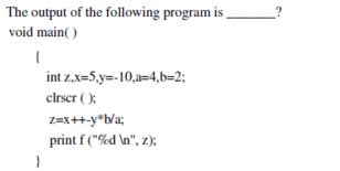 Programming in C: Unary operator expression evaluation c